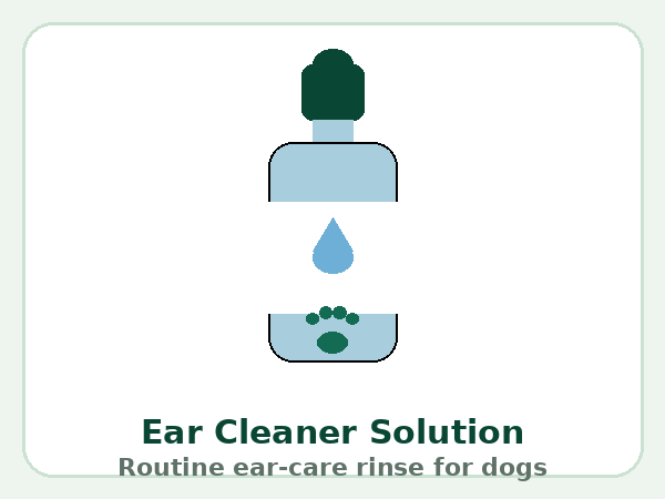 Ear cleaner solution — product illustration